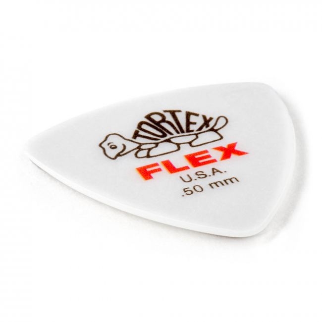 Dunlop Tortex Flex Triangle -plektra 0.50mm, 6 kpl