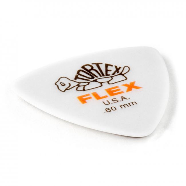 Dunlop Tortex Flex Triangle -plektra 0.60mm, 6 kpl