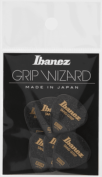 Ibanez Sand Grip Small Teardrop Medium plektra, 6kpl - Aron Soitin