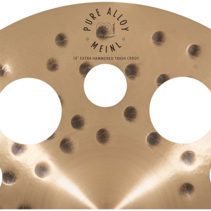 Meinl 18" Pure Alloy Extra Hammered Trash Crash - Aron Soitin