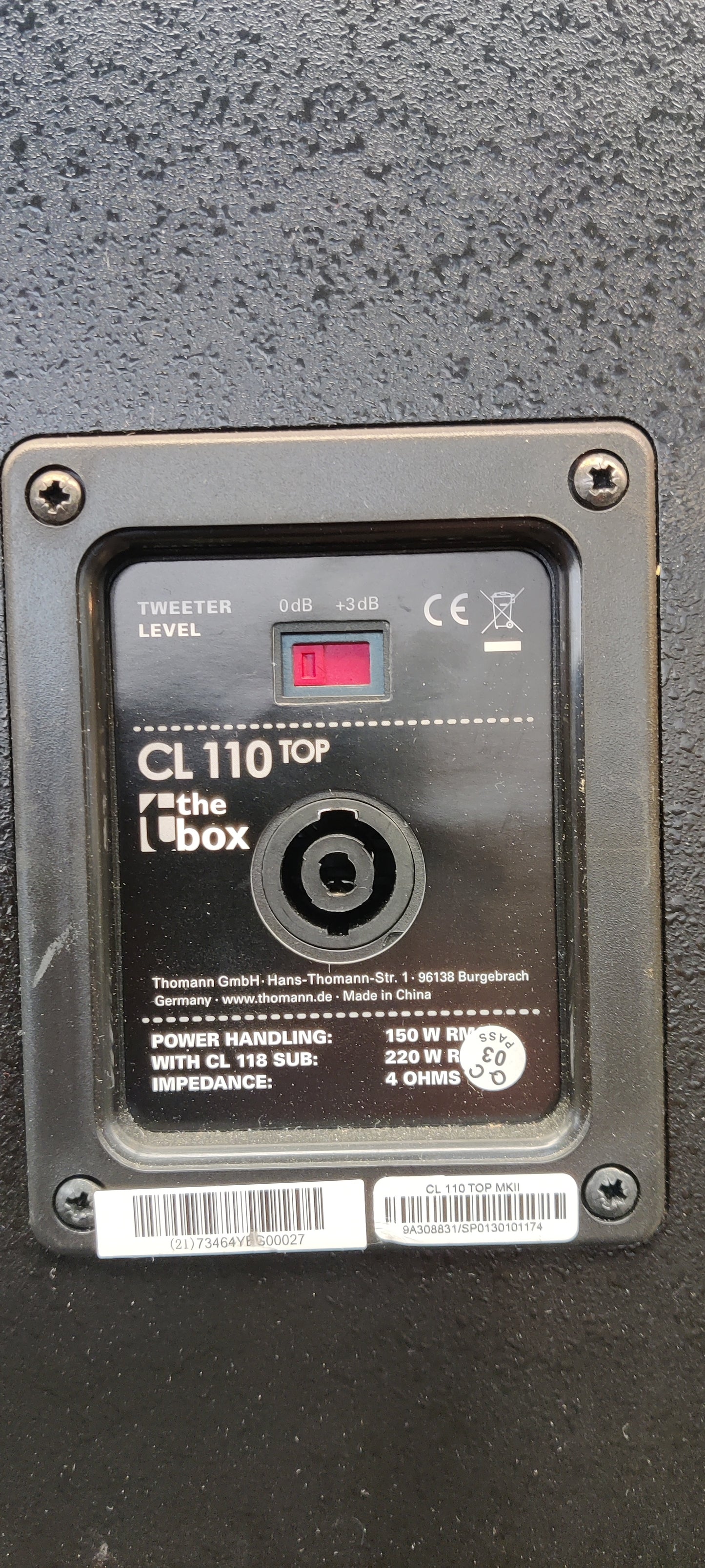 T BOX pa 2 x CL118 & CL110 (used)