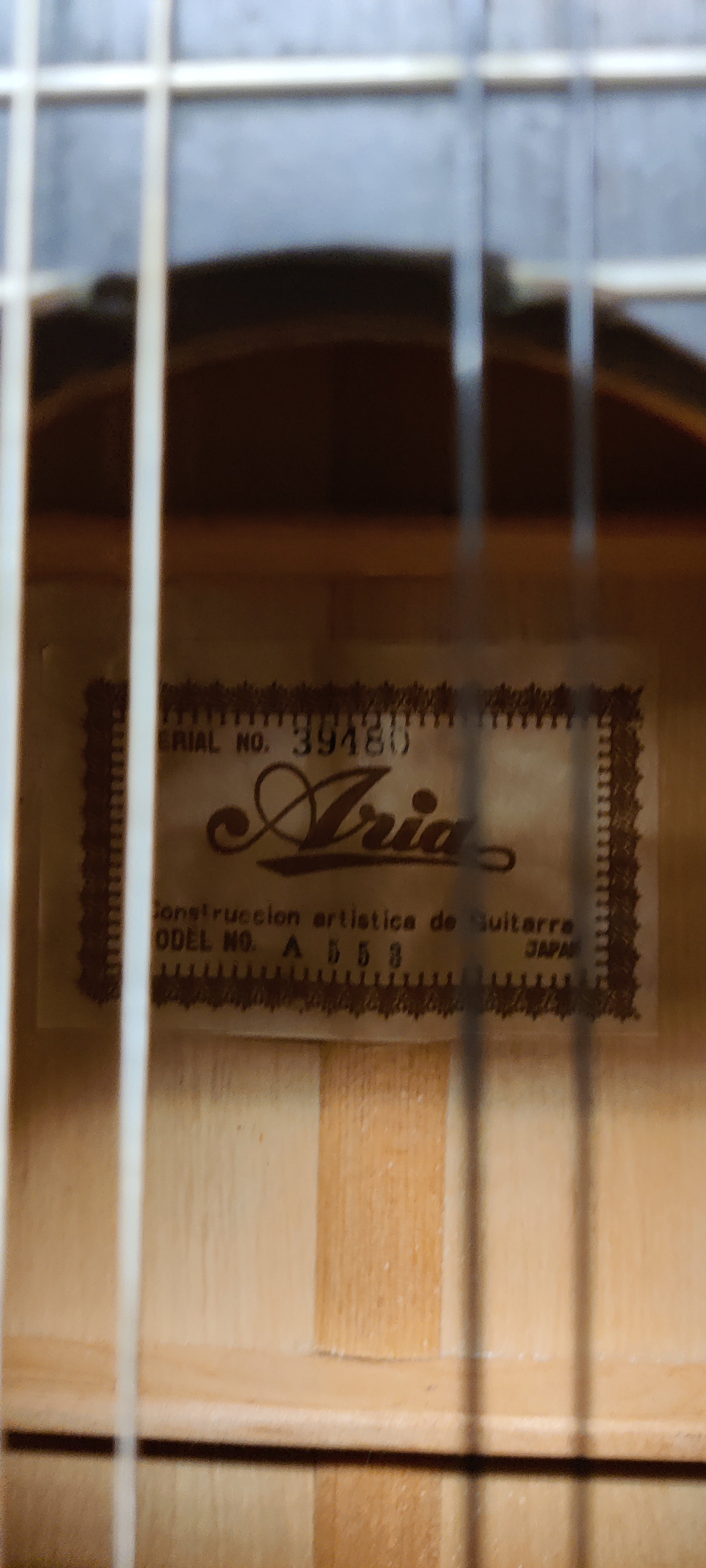 Aria A553 classical guitar (used) - Aron Soitin