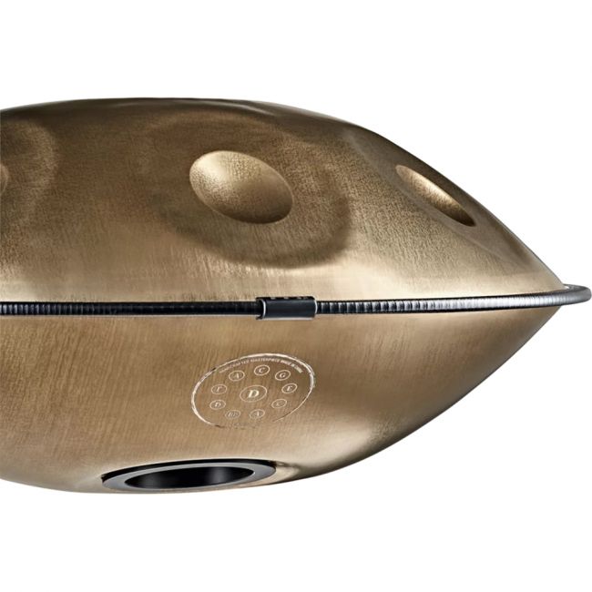 Meinl Handpan Stainless Steel Vintage gold, D Kurd