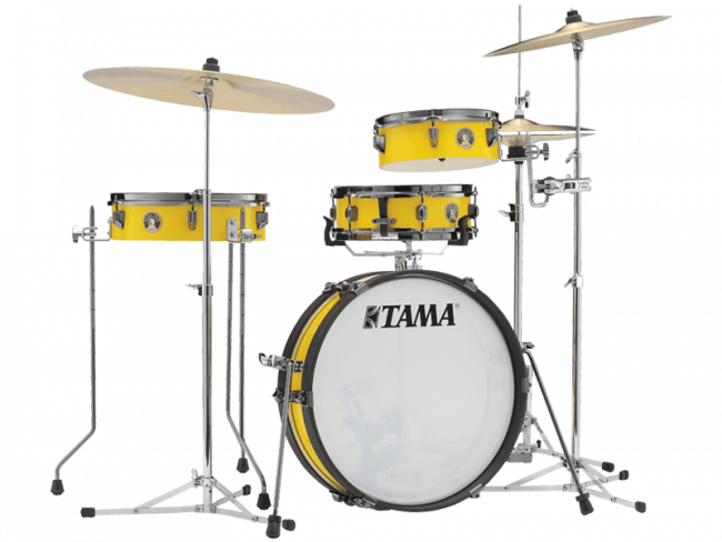 Tama Limited Club-Jam Pancake Kit ELY Black Nickel Hardware - Aron Soitin