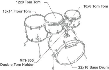 Tama MBS42S-DCF Starclassic Performer rumpusarja