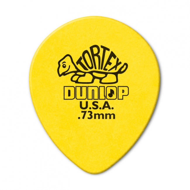 Dunlop Tortex Teardrop -plektrat 0.73mm, 72kpl - Aron Soitin