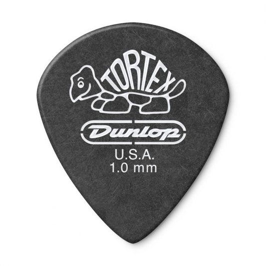 Dunlop Tortex Jazz III Pitch Black -plektrat 1.00mm, 12kpl - Aron Soitin