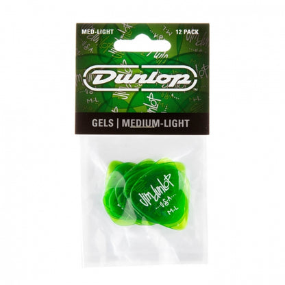 Dunlop Gels Green Medium-Light - Aron Soitin