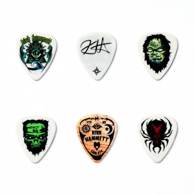 Dunlop Kirk Hammett soittolehdet tinalaatikossa - Aron Soitin