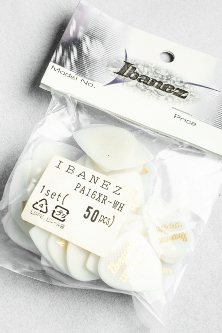 Ibanez Rubber Grip -plektra Extra Heavy WH, 50kpl - Aron Soitin