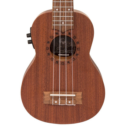 Laka VUS10EA Mahogany Series Electro-Acoustic Ukulele & Carry Bag ~ Soprano - Aron Soitin