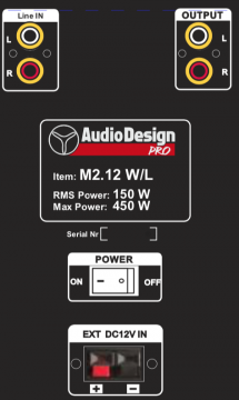 AUDIODESIGNPRO M2 12WL KANNETTAVA AKKUKÄYTTÖINEN AKTIIVIKAIUTIN +KAKSI LANGATONTA MIKKIÄ/USB/BT/SD - Aron Soitin