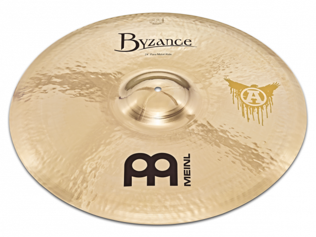 Meinl 24" Byzance Brilliant Pure Metal Ride - Aron Soitin