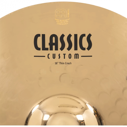 Meinl Classics Custom 16" Thin Crash - Aron Soitin