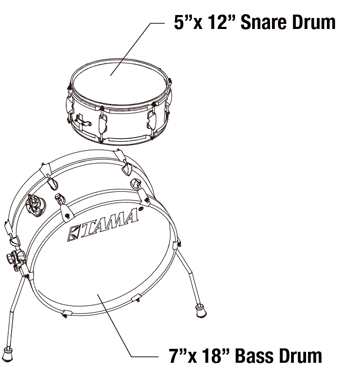 Tama Club Jam Mini Aqua Blue - Aron Soitin